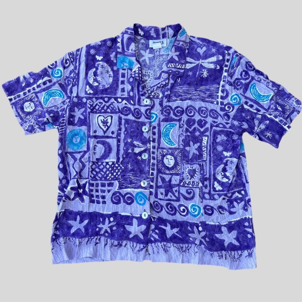 Teddi Celestial Purple and Blue Top